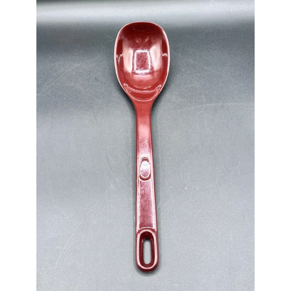 Rubbermaid 7444 Dark Burgundy Brown Plastic Serving‎ Spoon 11.5